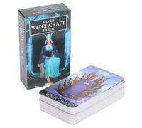 78 Decks Silver Witchcraft Tarot English Language Coated Paper Forecasting Card Decks