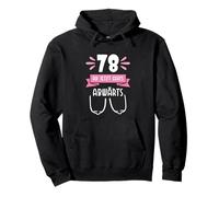 78 It’s All Downhill From Here Funny Birthday Shirt Pullover Hoodie