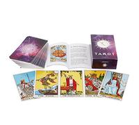 78 PCS Original Tarot Cards Age 8+ And Book For Beginners Set | Tarot Cards Deck With 100 Page Guide Book | Tarot Card Set By Pamela Colman - Smith-Waite Rider Deck For Beginners | Purple Starry