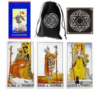 78 PCS Wai Tarot Deck,Classic Tarot Cards,Original Tarot Card Deck,Divination and Fortune-Telling for Beginners Set or Experienced Users