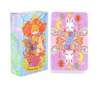 78 Piece Tarot Deck, Rabbit Illustration Card Set, Beginner Divination Board Game, Adorable Oracle Reading Cards, for Meditation Daily Guidance Spiritual Growth Intuition Practice Use