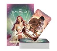 78 Pieces Cards With Guidebook 10.5x6.5x2.5 Cm Paper Pretty Tarot Cards Classic Oracle Game The Love And Lust Tarot Long-Lasting For Expert Friends Home Party Group Play Meditation