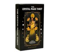 78 TAPO Tarot Cards, Having Midnight Magic Deck, Spirit Oracle Deck, Mythic Goddess Oracle Deck, Mystical Realm Deck, Crystal Magic Cards, for Crystal Magic Tarot Casual Games Cards (Crystal Magic)