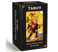 78 Tarot Card, Satirical Illustrated Tarot Deck, Modern Archetype Art Major & Minor Arcana, Creative Art Style Tarot Cards for Beginners and Experienced Readers, Tarot Cards with Guidebook