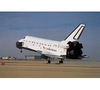 781020 Space Shuttle Discovery Mojave Desert California USA A4 Photo Poster Print 10x8