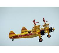 781033 Walking On The Wing Of A Boeing Stearmans A4 Photo Poster Print 10x8