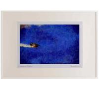 781050 Walking The Wings Of A Waco Biplane Watercolour A3 Picture Frame Limited Edition A4