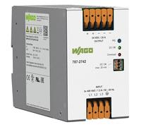 787-2742 | WAGO POWER SUPPLY UNIT, 400-480V INPUT VOLTAGE, 24V DC OUTPUT, PASSIVE POWER FACTOR CORRECTION