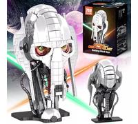 788pcs Star Wars MOC General Grievous Helmet Building Blocks Bricks Model Kit - Collectible Helmet Toy for Adults & Kids, DIY Assembling Gift, Creative Idea, Ages 14+, Compatible with Lego