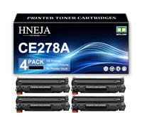 78A Toner Cartridge, Compatible CE278A Toner Cartridges for HP P1560 P1566 P1606 P1606dn M1536dnf Printer,Black-4 Pack