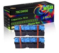 78C0W00 Compatible for Lexmark Waste Box with Chip MC 2325 adw MC 2425 adw MC 2535 adwe MC 2640 adwe XC Printers (2-Pack Black)