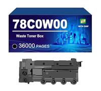 78C0W00 Waste Toner Box Compatible For Lexmark CS421dn CS521dn CS622de C2325dw C2425dw C2535dw MC2325adw MC2425adw MC2535adwe Printers, 36000 Pages,78C0W00-1 PACK