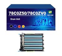 78C0Z50 78C0ZV0 Drum Unit Compatible For Lexmark CX421adn CX522ade CX622ade CX625adhe MC2325adw MC2425adw MC2535adwe MC2640adwe Printers, 125000 Pages,78C0Z50/78C0ZV0-1 SET
