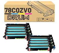 78C0ZV0 Drum Unit Compatible for Lexmark C2325dw 2425dw 2535dw CS421dn 521dn 622de MC2325adw XC2235 2240 4240 Printers, Drum Cartridge/Imaging Unit, Vibrant Colors 2 Set