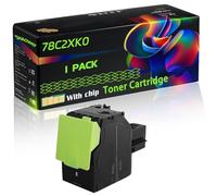 78C2XK0 Compatible for Lexmark Toner Cartridge with Chip CS421dn CX421adn CX625ade CS521dn CX522ade CX625adhe CS622de Printers (1 Pack Black)