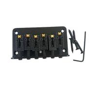 78mm Top Load Tailpiece Guitar Roller Saddle Bridge Hardtail With Screws & Wrench 6 String Guitar Bass Replacement Parts