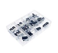 78pcs 11Value 400V High Voltage Aluminum Electrolytic Capacitor Mixed Box Kit 1UF 2.2UF3.3UF4.7UF6.8UF10UF22UF33UF47UF68UF100UF NWPNLXEA