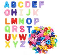 78Pcs Large Letter Beads, Colorful Acrylic Alphabet Bead, A-Z Chunky Capital Letters, 3D Large Hole European Bead for Bracelets Keychains Jewellery Lanyards Making