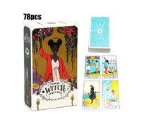 78pcs Modern Witch Tarot Cards Deck Female Rider Waite Imagery Divination Game