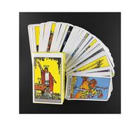 (78PCS TT17) Occult Tarot Cards English Version Fun Deck Table Divination Fate Board Games Playing For Party