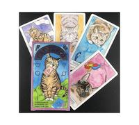 (78PCS TT26) Occult Tarot Cards English Version Fun Deck Table Divination Fate Board Games Playing For Party
