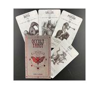 (78PCS TT79) Occult Tarot Cards English Version Fun Deck Table Divination Fate Board Games Playing For Party
