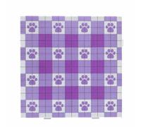 78x78 Pins Fuse Beads Boards 2.6mm Heat Resistant Hama Beads Pegboards DIY Reusable Melting Craft Supplies(Purple cat paw)
