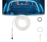 79/154 Inch Dynamic Flowing Car Trunk Light Strip, Flexible Universal Trunk LED Light Strip, Atmosphere Lights, for Car Trunk Suvs Cargo Area or Interior Illumination Decoration (2m blue)