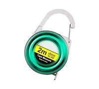 79-Inch 2 Meter Soft and Retractable Tape Body Tailor Sewing Craft Cloth Dieting Measuring with Keychain Retractable Ruler Measure for Sewing Body Measurements