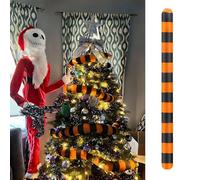 79 inch Sandworm Christmas Tree Ornament Decorations Christmas Spooky Tree Nightmare Worms Decors for Christmas Holiday Party Xmas Trees(Orange Black)
