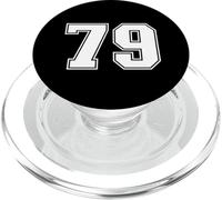 79 Number Seventy-Nine Team Sports Graphic Varsity Matching PopSockets PopGrip for MagSafe