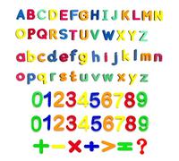 79 Pieces Magnetic Letters, Colorful Magnet Toys, Magnetic Letters and Numbers for Children, Educational ABC Magnets for Toddlers & Preschoolers, Fun Learning Toys for Refrigerator Play