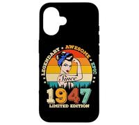 79 Year Old Legendary Since 1947 Awesome 79th Birthday Women Case for iPhone 16