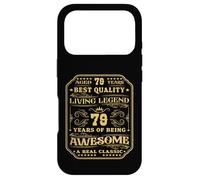 79 Years Of Being Awesome 79 Birthday Man Case for iPhone 17 Pro