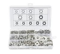 790Pc Metric Flat/spring Washers Stainless