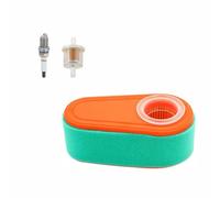 795066 Petrol Lawn Mower Air Filter, Fuel Filter and Spark Plug, Compatible with Briggs & Stratton 796254 DOV700 750 Series, Garden Machinery Spares Replaces 793676 100602