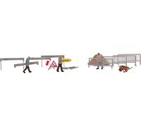 Busch - 1/87 A-set: Absperrungen Aufst. H0 Toy NEW