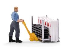 Busch 79897 Transport Figure Set, H0, 1:87, New, Painted, In Box