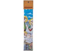 799 - Religious Icon - Holy Blessed Virgin Mary Most Sacred Immaculate Heart - Bookmark Tapestry - Christian Orthodox Catholic - 28.5 x 5 cm
