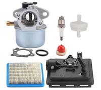 799868 Carburetor With 496116 795259 Air Filter Base Compatible With 124l02 124t02 124t05 124t07 Ca Silver