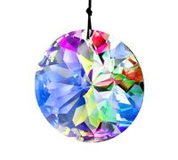 79mm Crystal Prism Hanging Suncatchers Window Large Suncatchers AB Colored Faceted Prisms Ornament Rainbow Maker Chandelier Crystal Pendant