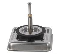 79mm Square Sink Strainer, Stainless Steel Kitchen Drain Filter with Rubber Seal, For Micro-Per- Forated Basket Stopper - For Food Debris Catching, For