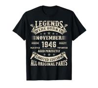 79th Birthday Gifts for Men 79 Years Old Bday November 1946 T-Shirt
