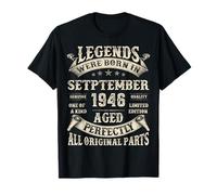 79th birthday Gifts for Men 79 Years Old Bday September 1946 T-Shirt