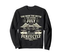 79th Birthday Gifts For Men July 1946 79 Year Old Bday Sweatshirt