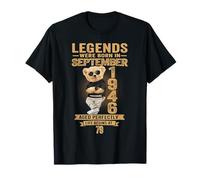 79th Birthday Legends were Born in September 1946 Teddy Bear T-Shirt