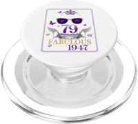 79th Birthday Queen Chapter 79 Fabulous Since 1947 Women PopSockets PopGrip for MagSafe