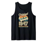 79th Birthday Retro Vintage 1947 Men Women Tank Top