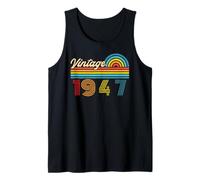 79th Birthday Retro Vintage 1947 Men Women Tank Top
