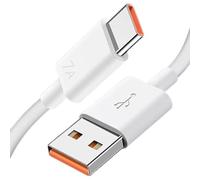 7A Type C Cable, USB-C Charger Cable, Type C Cable Fast Charging, 100W Fast Charger Lead, Quick Charge USB A to USB-C Phone Charger Cable Cord Compatible for All Type C Smartphones